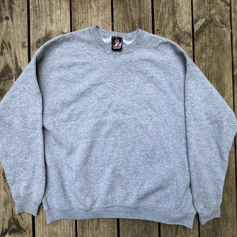 Vintage 1990s JcPenny USA Olympics Embroidered Crewneck Sweatshirt - Size XL